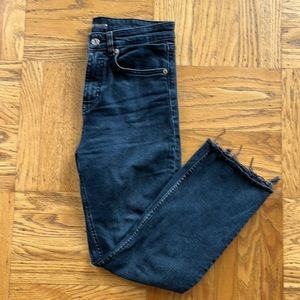ZARA Black Cropped Jeans